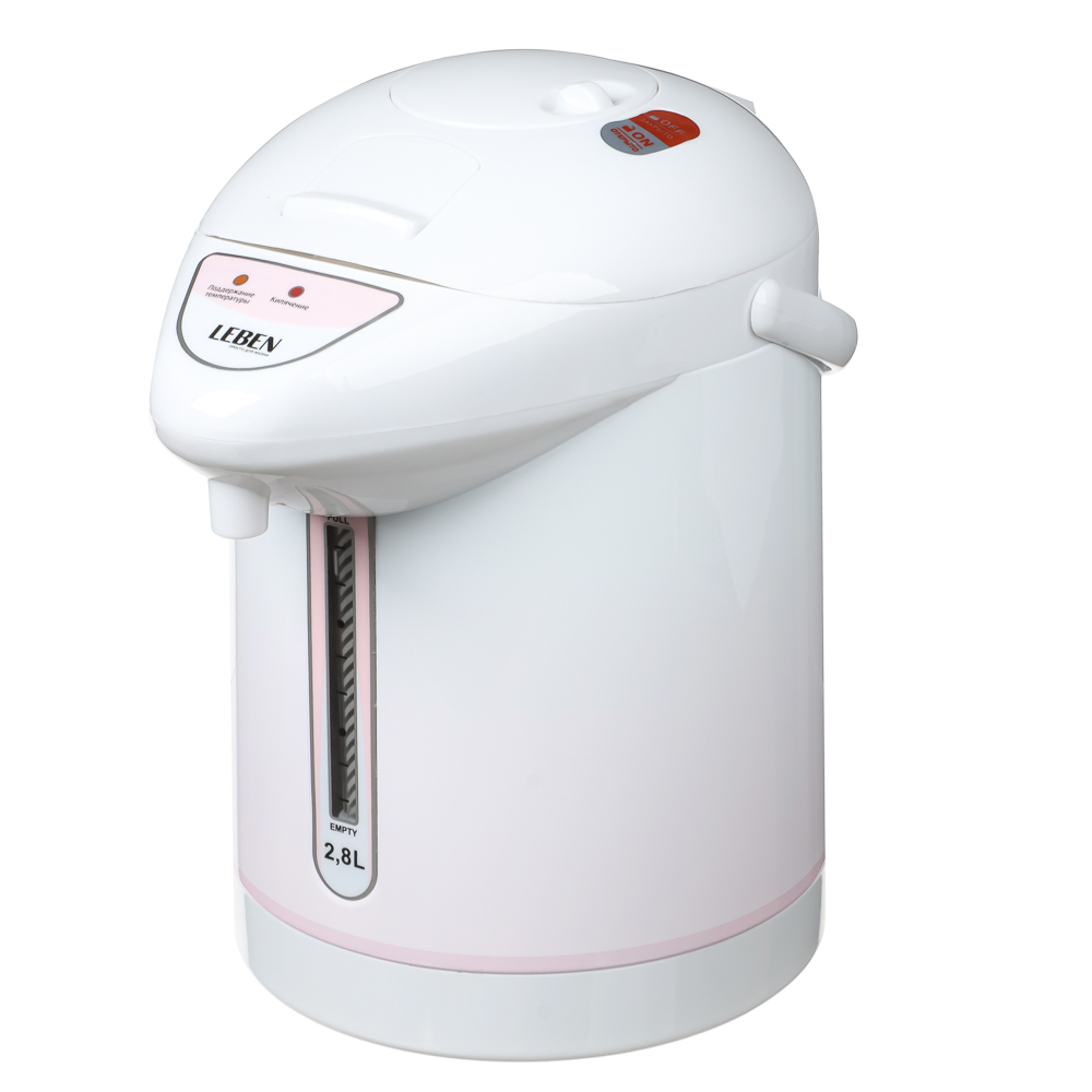 LEBEN Чайник-термопот 2,8л, 750Вт, автоматич. поддержание температ., механич.помпа - #3
