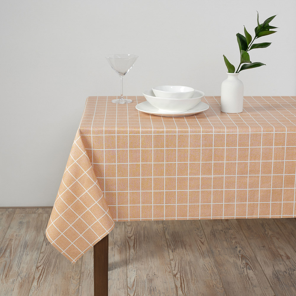 PROVANCE Карамель Скатерть ПВХ 140х180см на текстильной основе - #8