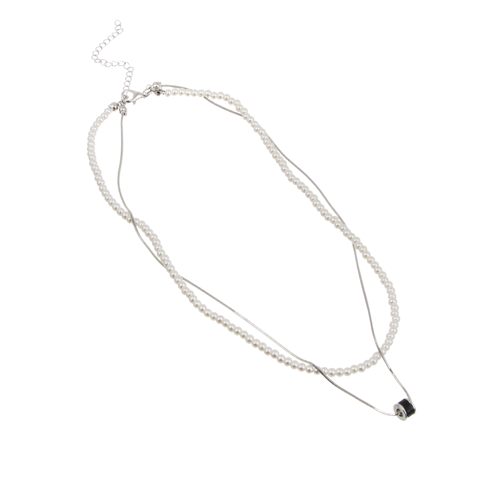 Бусы на шею 37-42см, медь, стекло, БЖ25-16 - #1