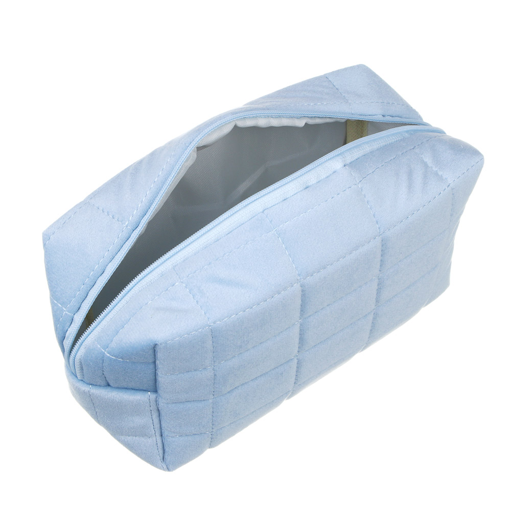 ЮL Косметичка велюровая Мадмуазель, полиэстер, 18х12,5х7,5см, 3 цвета - #4