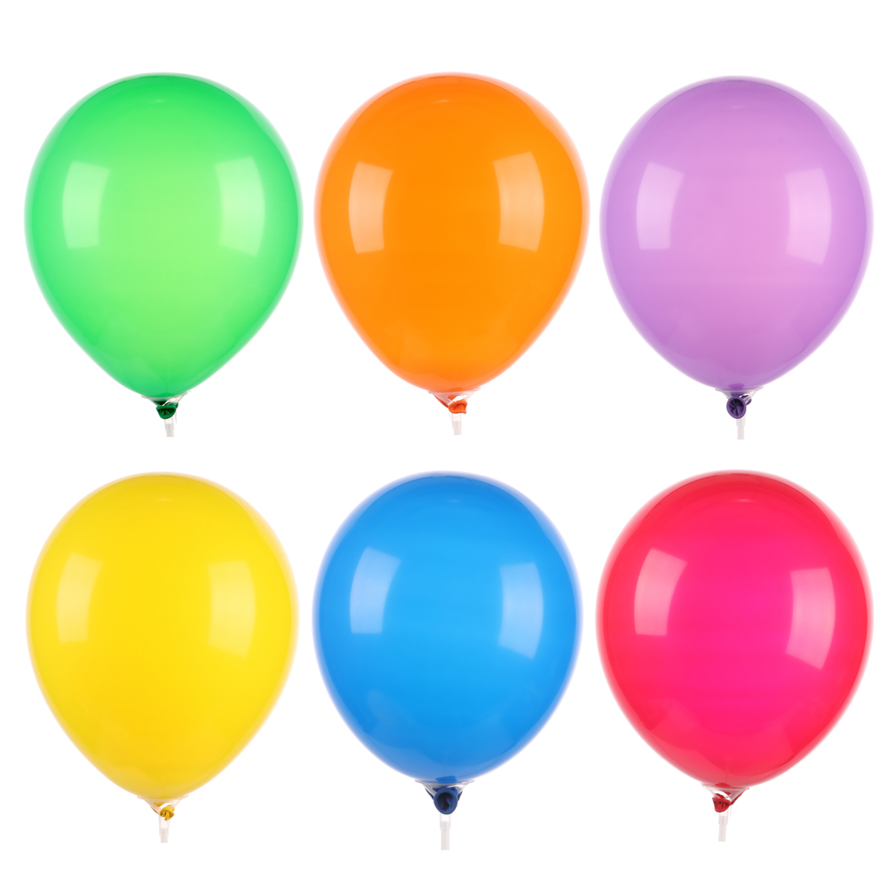 Набор шаров 10шт, тм Веселая Затея, 25см, латекс - #1