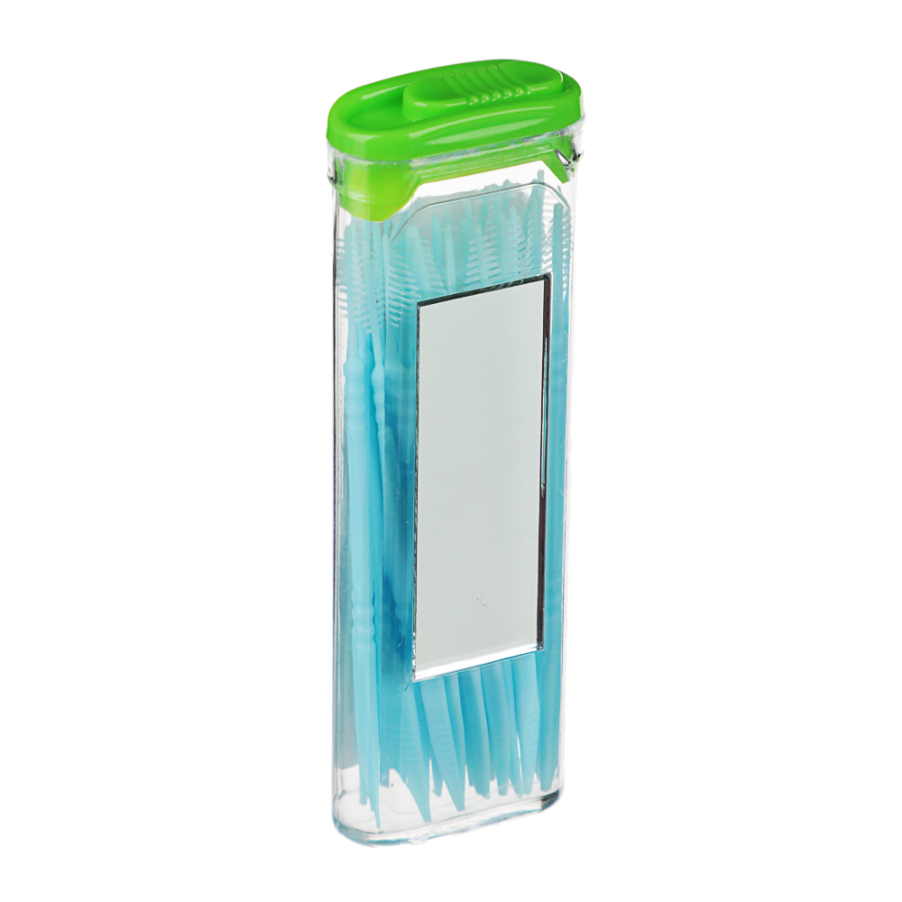 Зубочистки пластиковые 30 шт, пластиковая упаковка с зеркалом, VETTA - #2