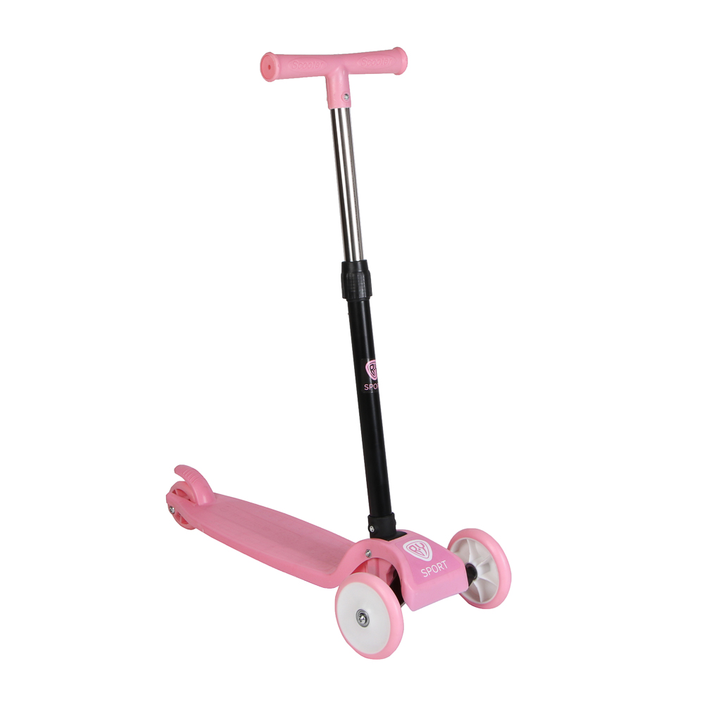 Самокат 3-х колесный, тм BY SPORT, складной, 56x21x58-62-66-70см, до 30кг, металл, пластик - #2