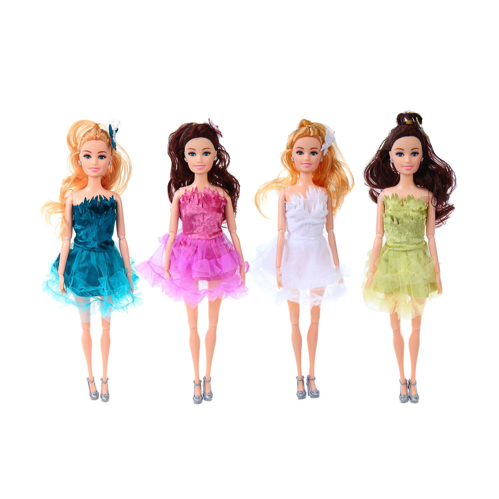 ИГРОЛЕНД Кукла нарядная шарнирная, 29 см, PP, PVC, полиэстер, 8х4х32 см, 4 дизайна - #2