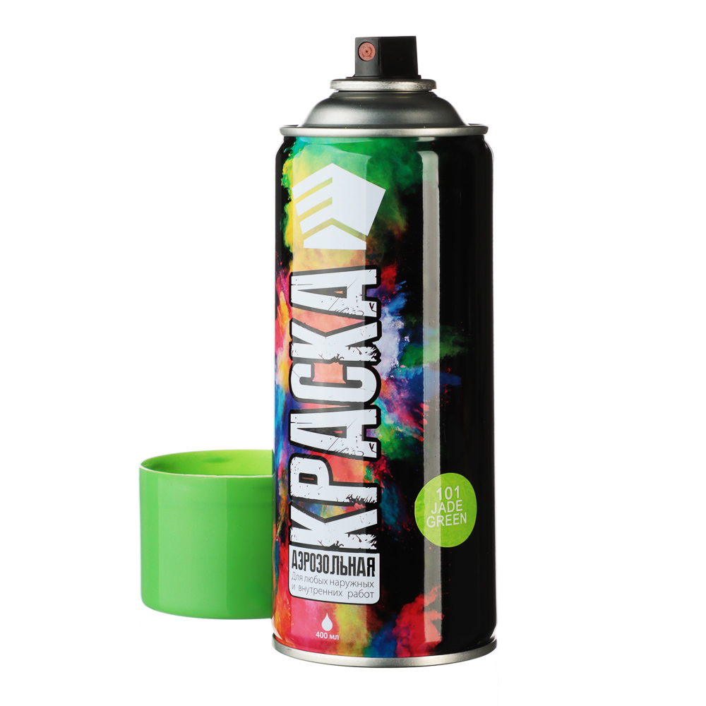 ЕРМАК Краска аэрозоль, 400 мл, ярко-зеленая - #2
