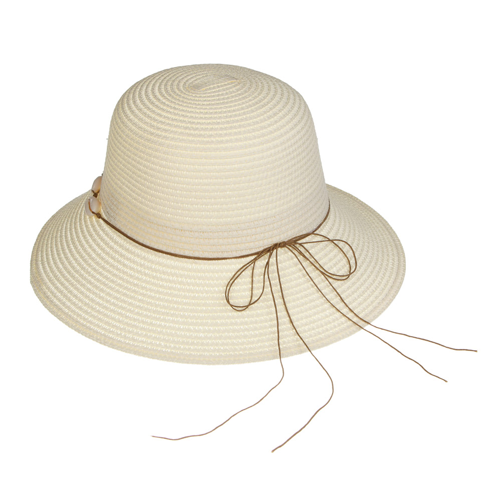 Шляпа женская с декором тм GALANTE р. 58, 100% целлюлоза, разноцветная - #5