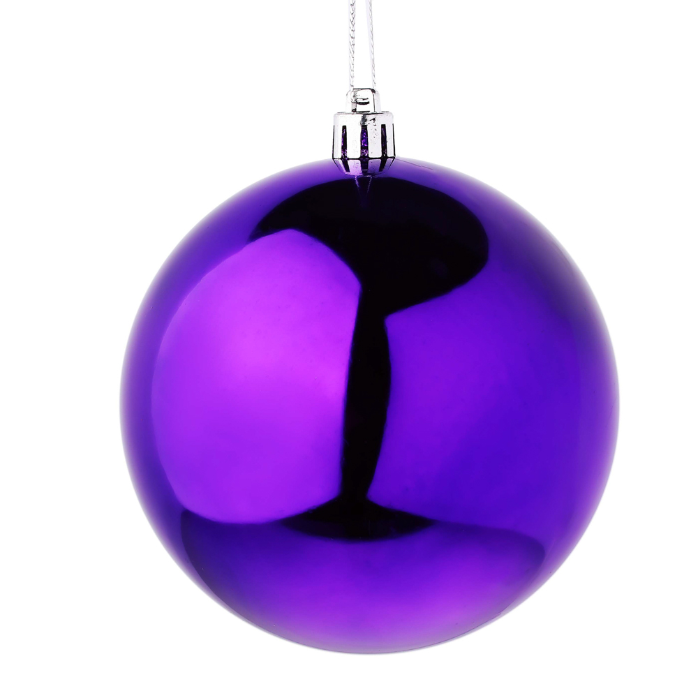 Шар новогодний Сноубум, фиолетовый - #1