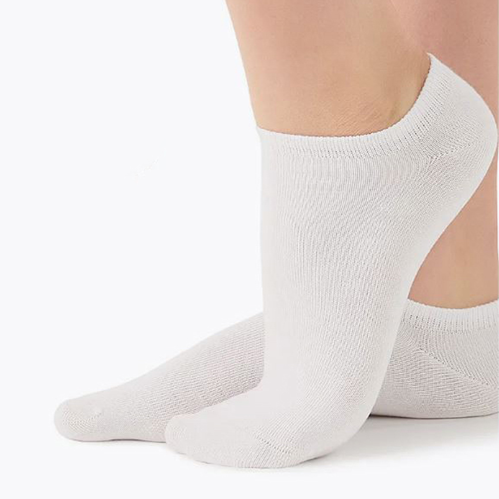 GLD Piccolino Носки женские супер-укороч., 35-38, 80% хлопок, 15% полиамид, 5% эластан, бел. - #5