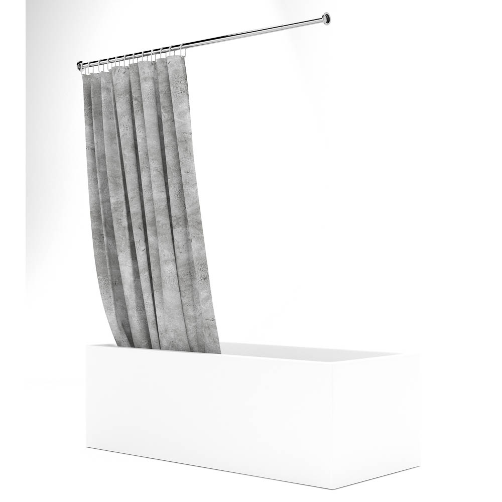 Шторка для ванной, таффета, 145x180см, ШТТФ056-21143 - #2