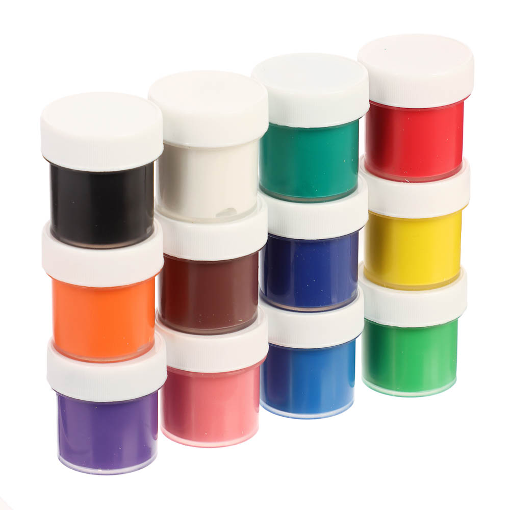 Краски гуашевые 12 цветов ClipStudio, объем баночки 10мл - #2