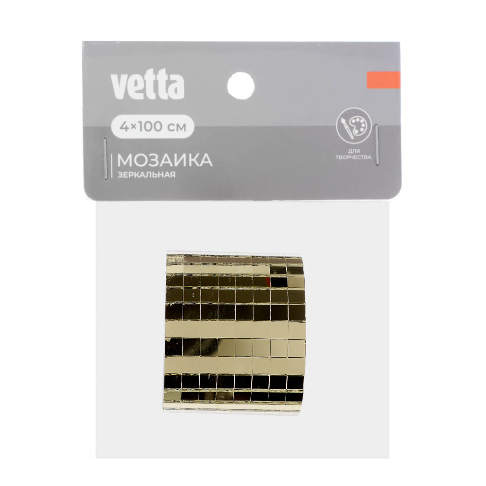 Зеркальная мозаика тм VETTA Золото, 4x100 см - #6