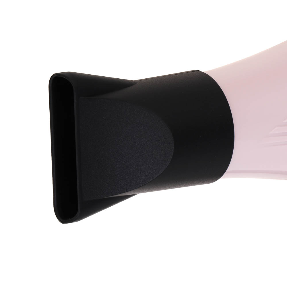 LEBEN Фен для волос, складной, 1000 Вт, 2 скорости, розовый, концентратор - #7