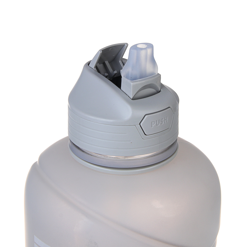 SILAPRO MAX Бутылка спортивная с замком, BLACK-GREY, 2л, PETG - #6