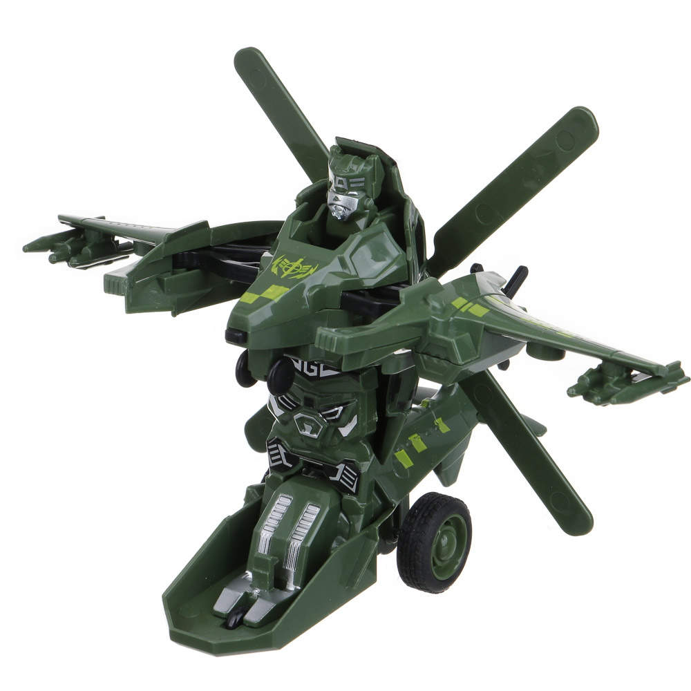 ИГРОЛЕНД Вертолет - трансформер 2 в 1, инерция, удар, ABS, 17х6х15 см, 2 дизайна - #11