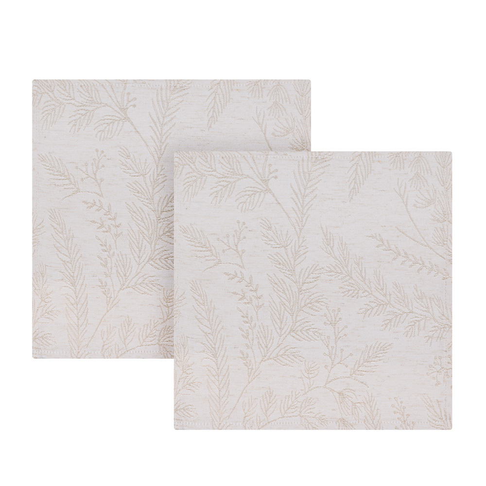 PROVANCE Кантри Салфетка текстильная жаккард 2шт, 33х33см, 95% пэ, 5% лен - #1