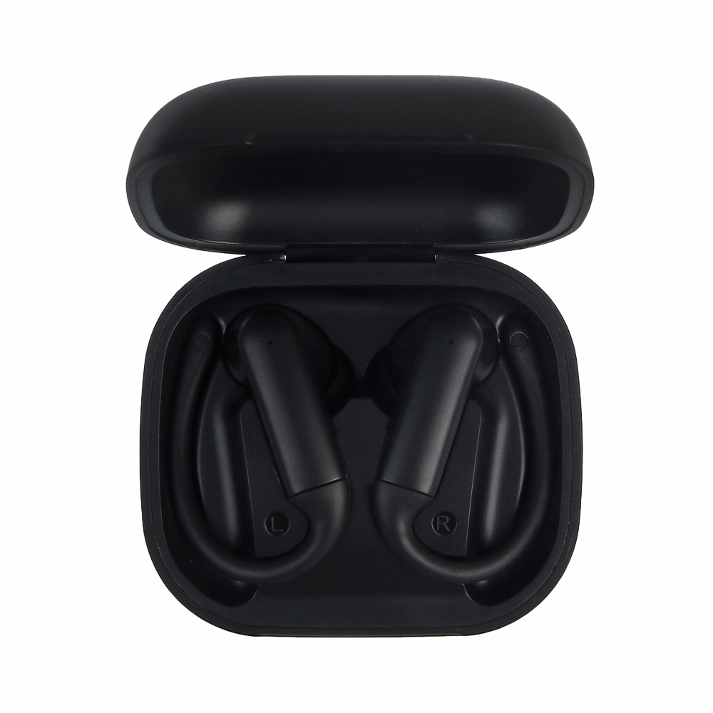 Наушники беспроводные TWS BY SportBuds, внутриканальные, 30/300 мАч, с дужками, BT5.3, чёрный - #1