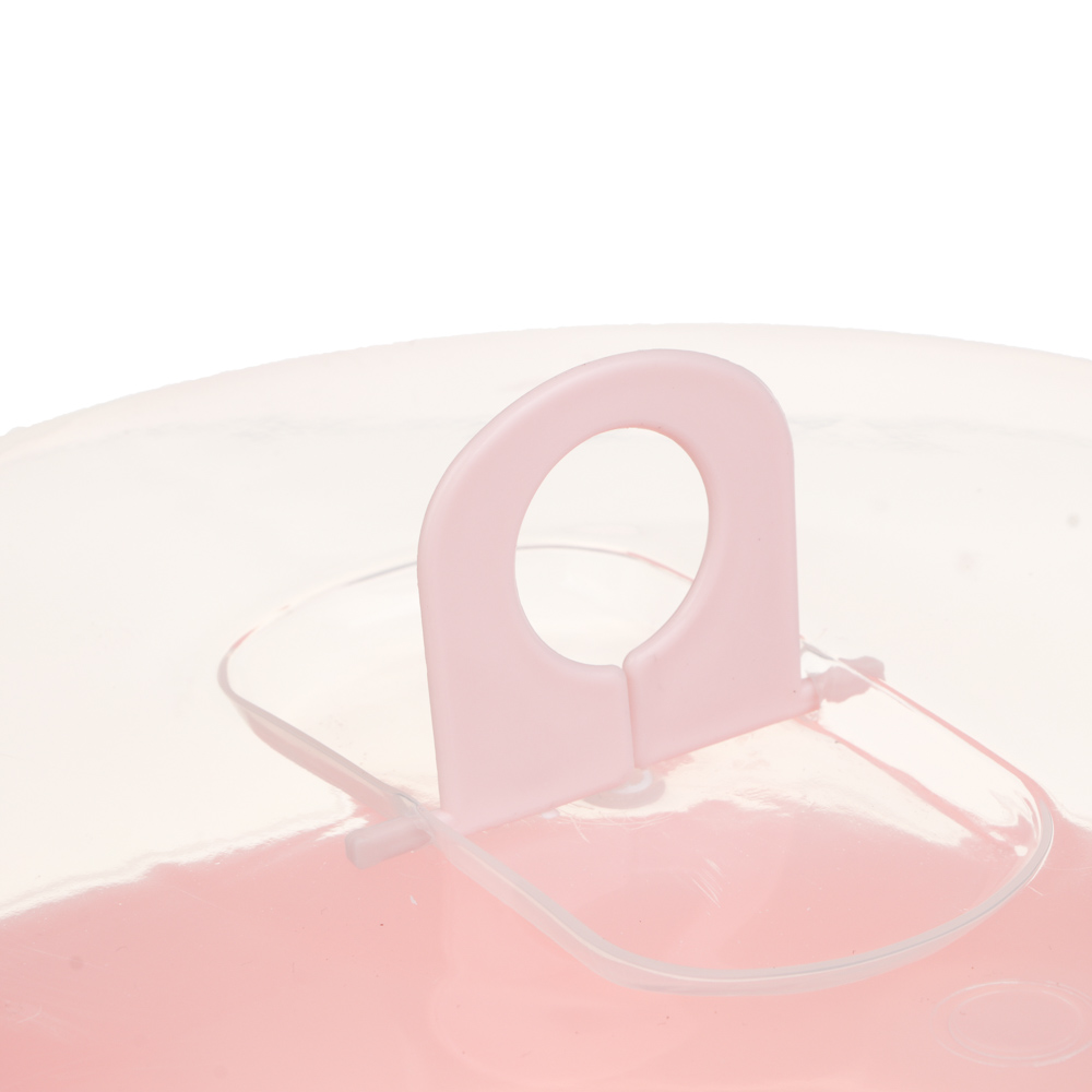 Контейнер для хранения выпечки и хлеба, круглый, 31*12см, 2 цвета, пластик - #5