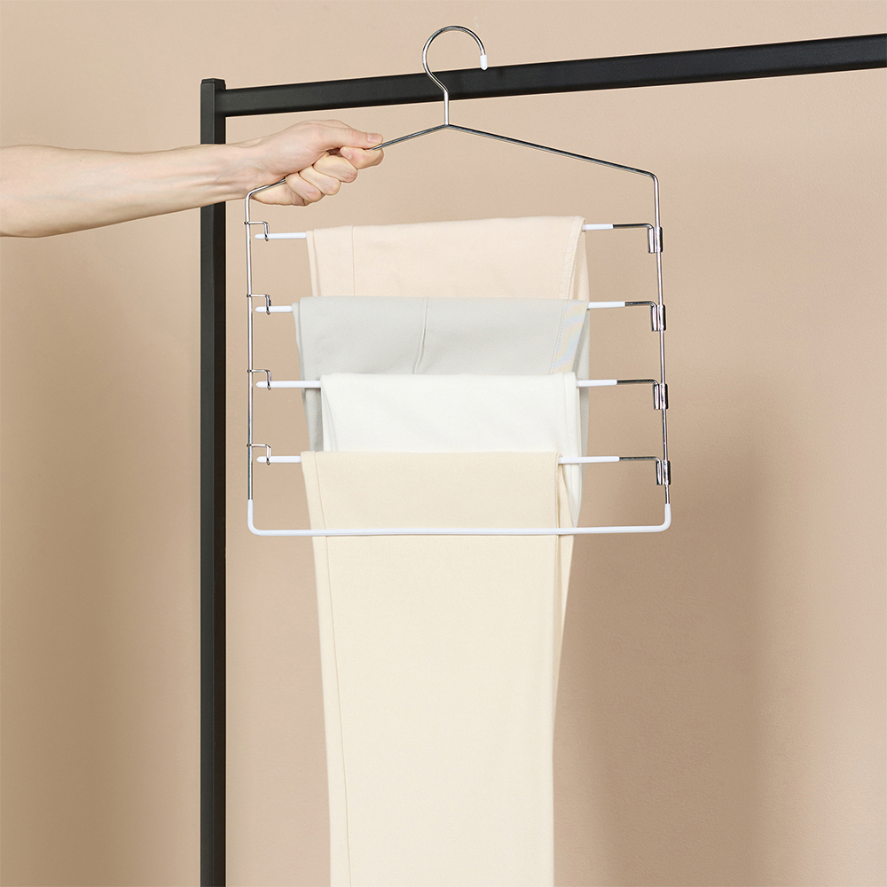 VETTA Вешалка универсальная многоярусная 45см антискольз. металл - #8