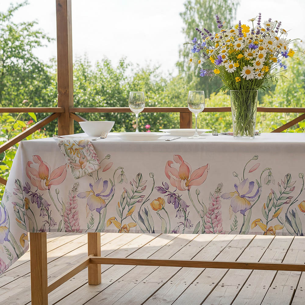PROVANCE Ботаника Скатерть текстильная, 140х230см, 100% полиэстер, 2 дизайна - #4