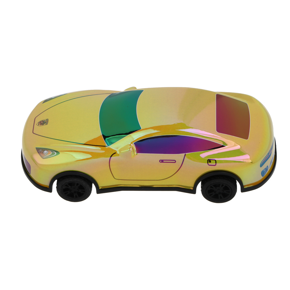 ИГРОЛЕНД Машина инерционная "Спорткар", металл, PP, 12х5,5х4 см, 6 дизайнов - #4