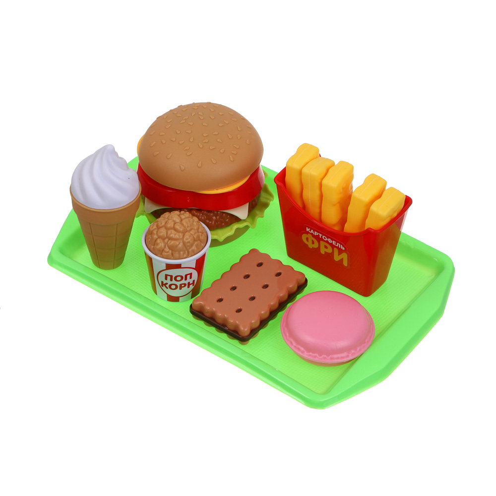 ИГРОЛЕНД Набор игровой "Кафе", 5-9пр., ABS, 19, 5х26х5см, 3 дизайна - #4