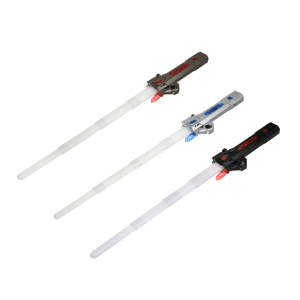 ИГРОЛЕНД Меч световой "Галактический воин", свет, звук, АКБ, USB, ABS, 37х12х5 см, 4 дизайна - #2