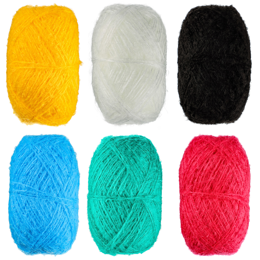 Пряжа для вязания "DeLuxe", 100% полипропилен 140м/50гр, микс цветов - #1