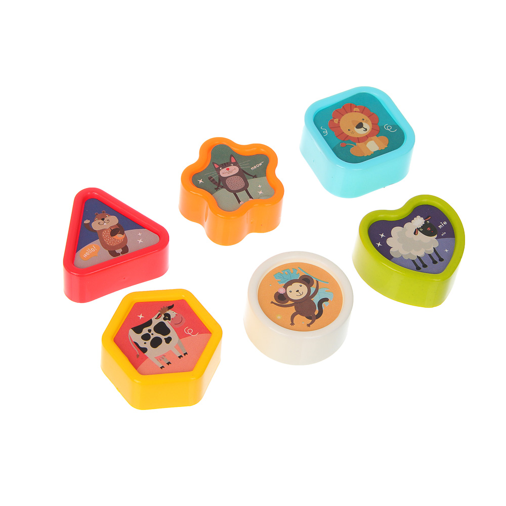 Развивающая игрушка сортер ИГРОЛЕНД "Бизикуб", PP, 8,2х8,2х8,2см - #13