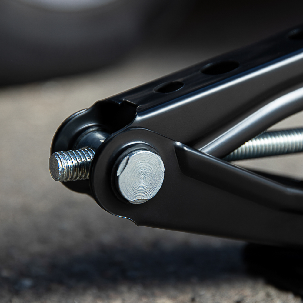 ЕРМАК Домкрат механический ромбический 1,0т, высота подъема 100-350мм, резиновая площадка - #12