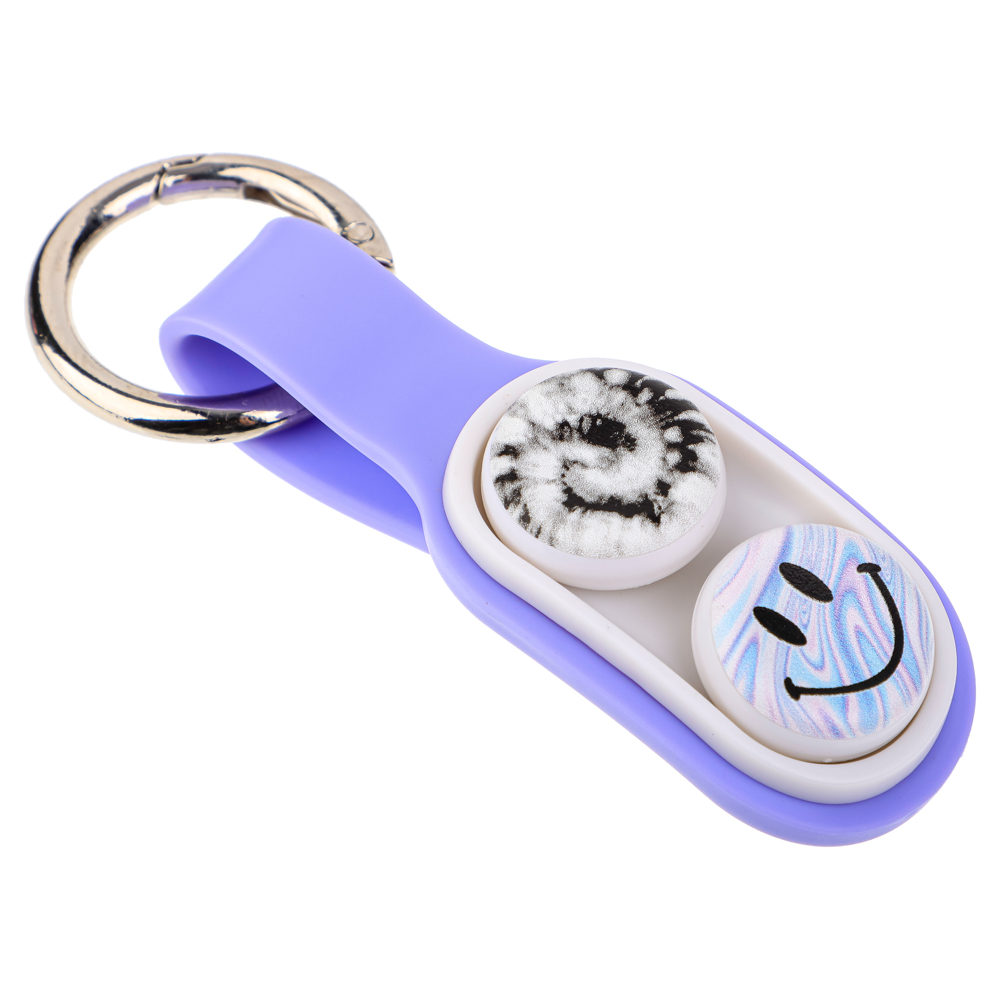 Игрушка антистресс "PPOPUCK", брелок, пластик, магнит 8х12х2см, 12 диз. - #6