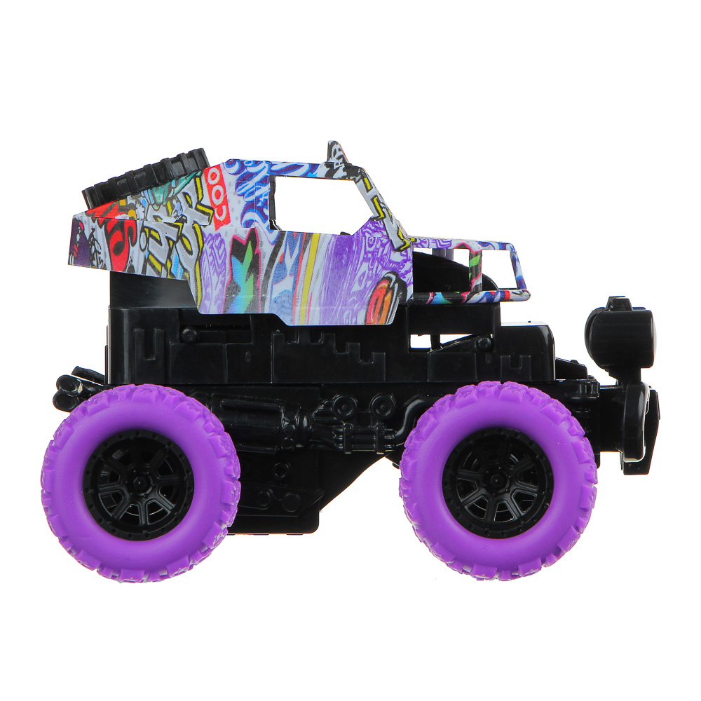 ИГРОЛЕНД Машина "Бигфут инерционный", ABS, 10х8,5х9см, 4 дизайна - #7