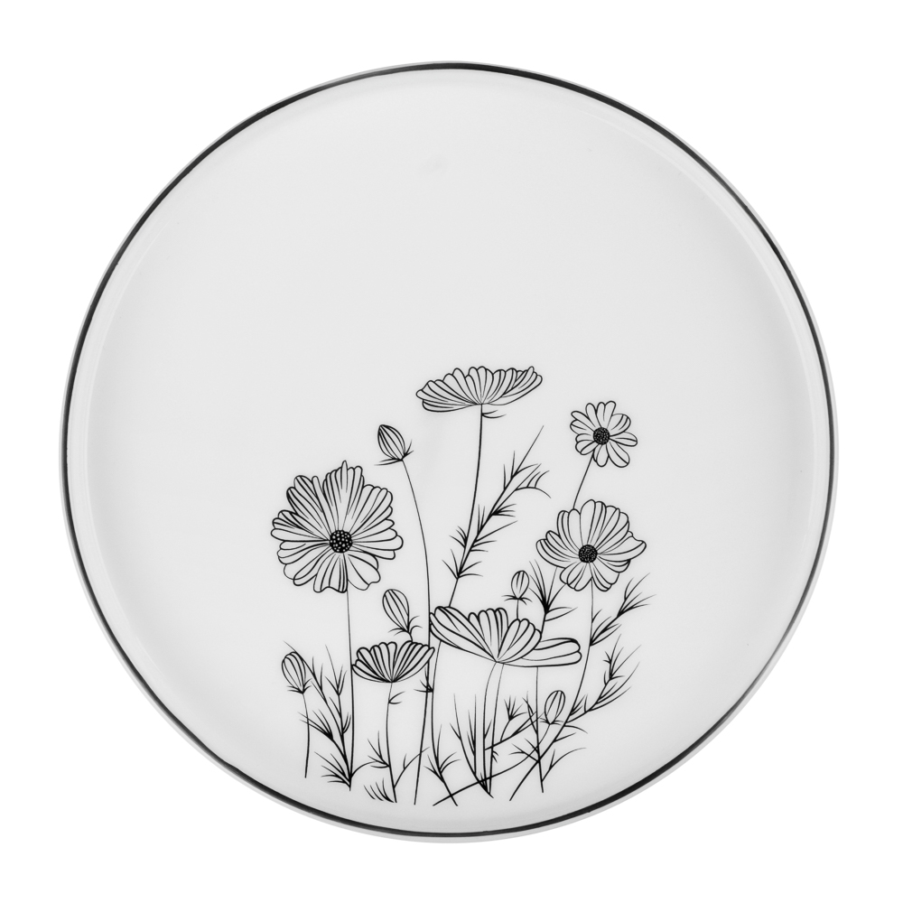 MILLIMI Адриа Тарелка десертная 20x2.1см опаловое стекло - #1