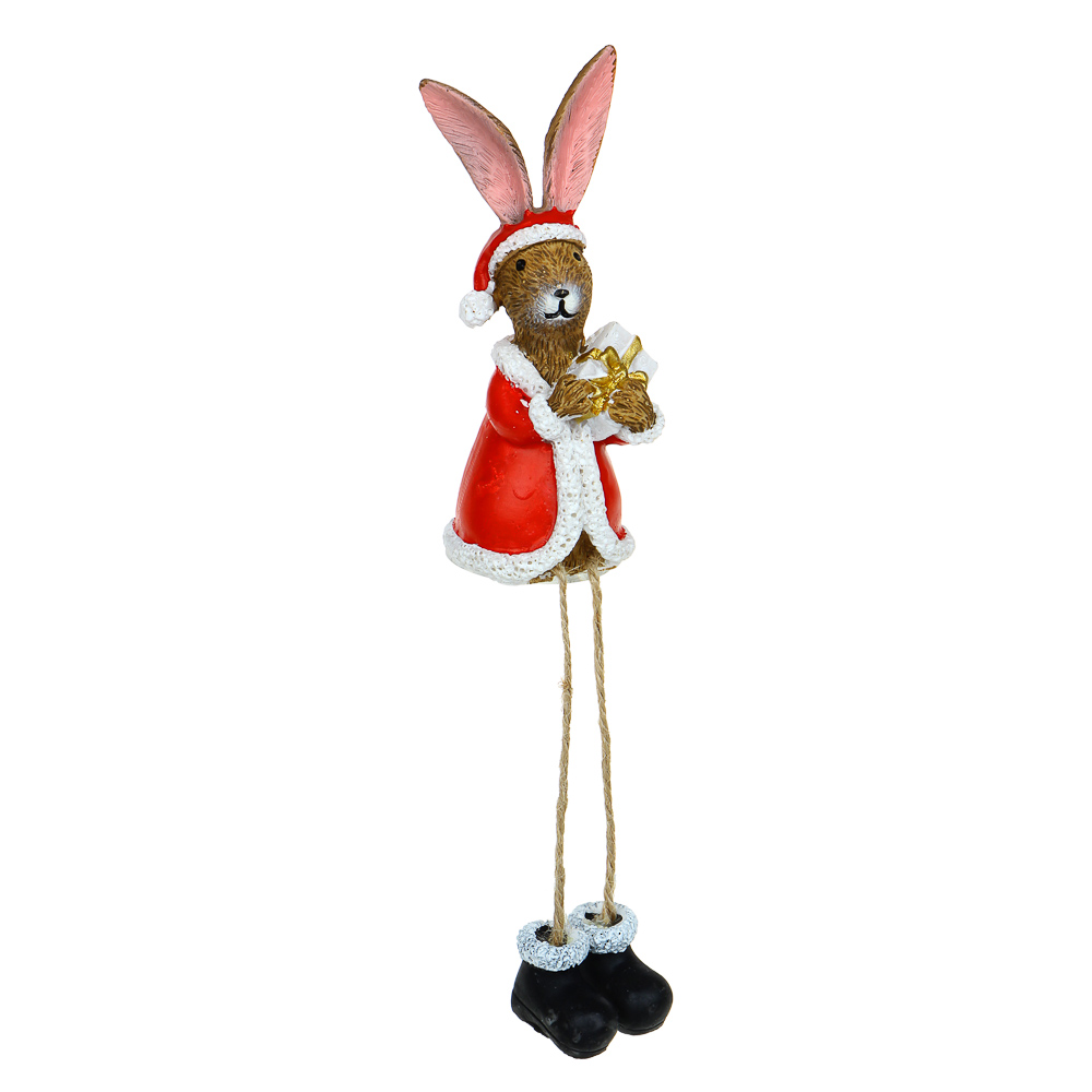 СНОУ БУМ Фигурка Кролик с ножками, полирезина, полиэстер, 4.3x4x10см, 2 дизайна - #2