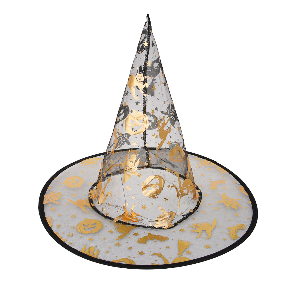 СНОУ БУМ Колпак волшебника, 38х32см, полиэстер, 2 дизайна - #2