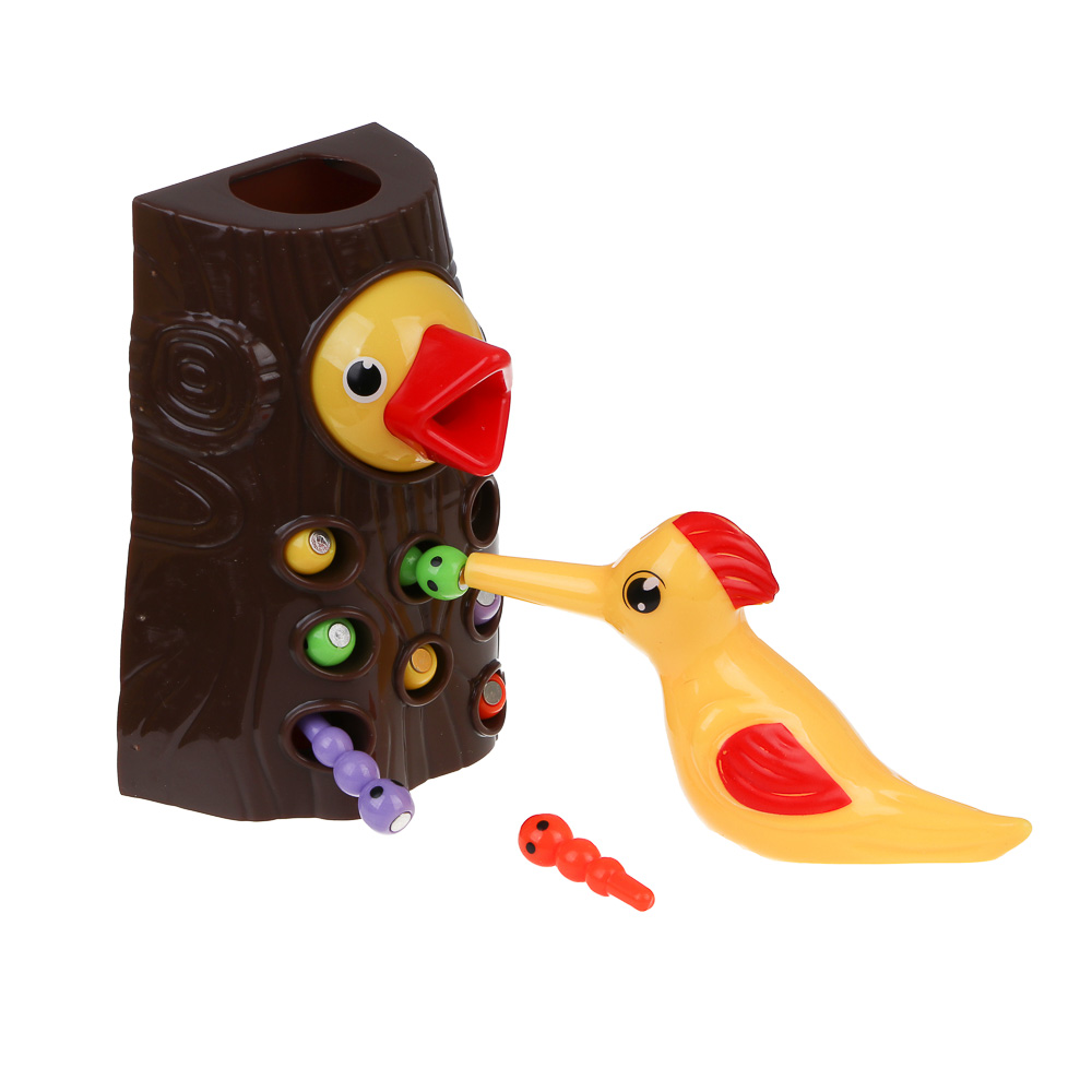 ИГРОЛЕНД Развивающая игрушка "Накорми птенца", PP, магнит, 13,4х10х10,5см - #5