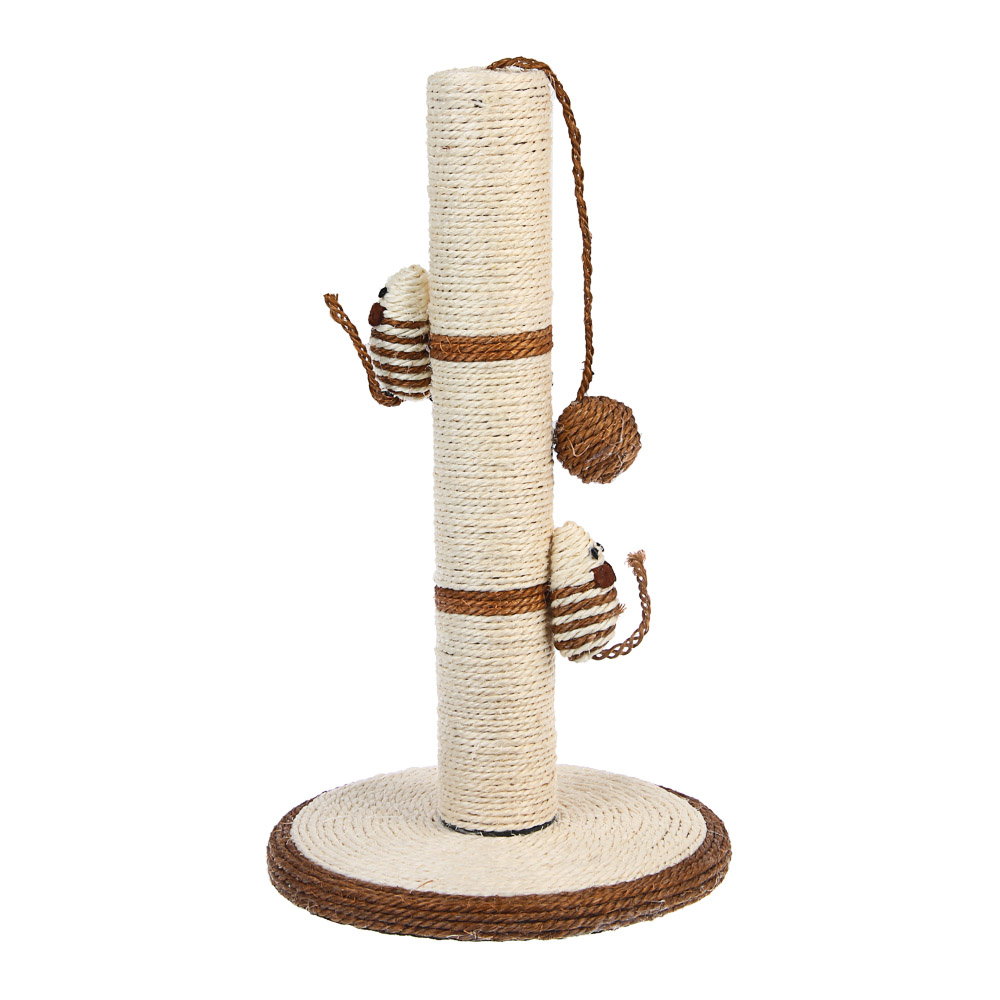 VETTA Когтеточка для домашних животных, бамбук, сизаль, 24х40 см, мышки - #5