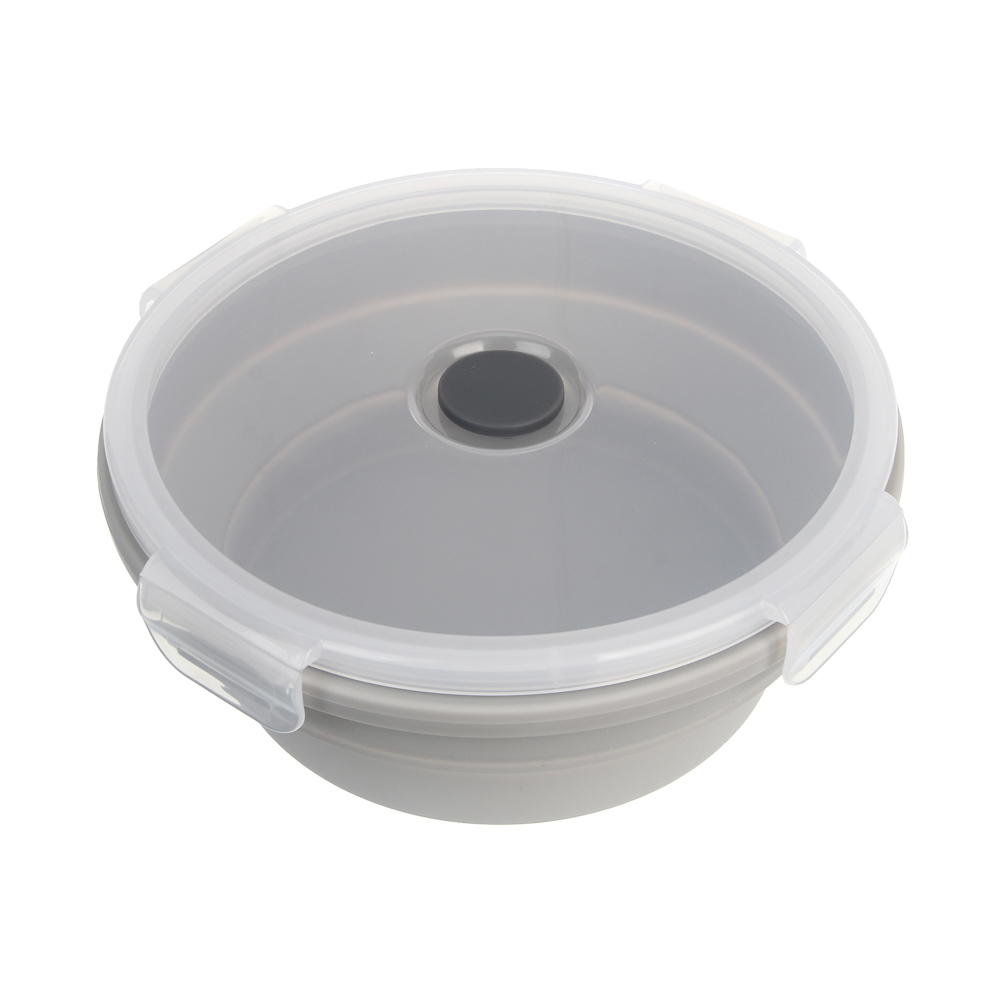 Миска складная туристическая тм BY Русские Супергерои, с крышкой, 750мл, силикон - #10