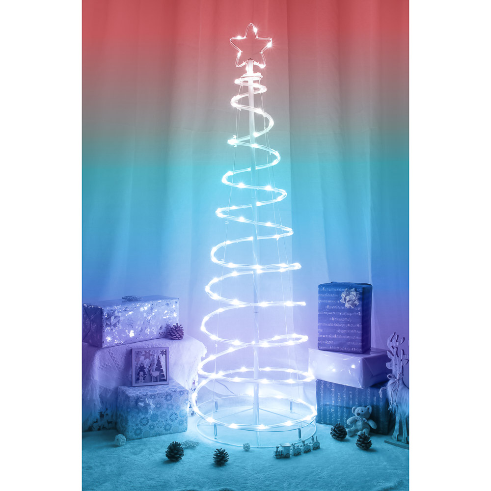 Светильник Сноубум в форме елки "Световое шоу", 1,5 м - #1