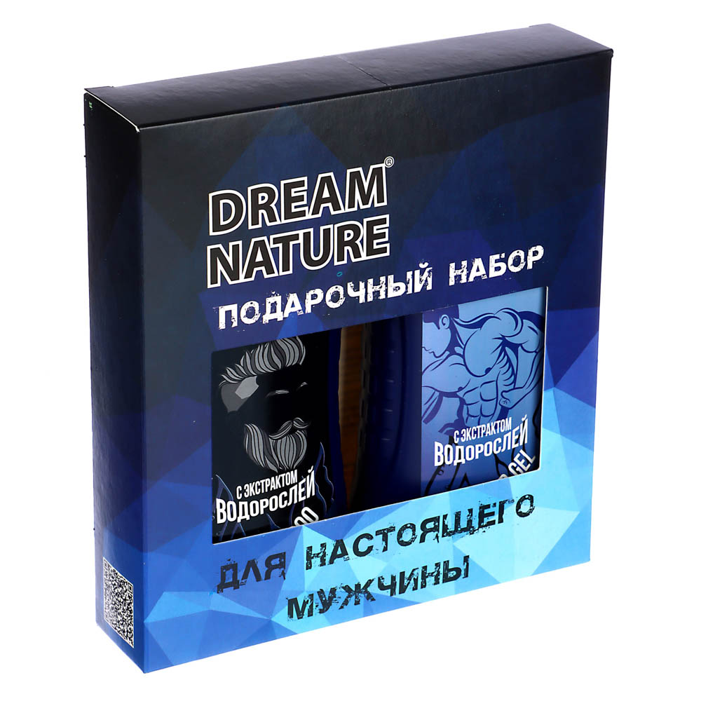 Набор подарочный для мужчин Dream Nature с экстрактом водорослей, Шампунь 250мл + Гель д/душа 250 мл - #2