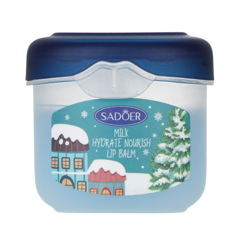 Набор 8 шт (кремы для рук 4 шт х 30гр, бальзамы для губ 4 шт х 7гр) тм SADOER Merry Xmas, подар.уп. - #9