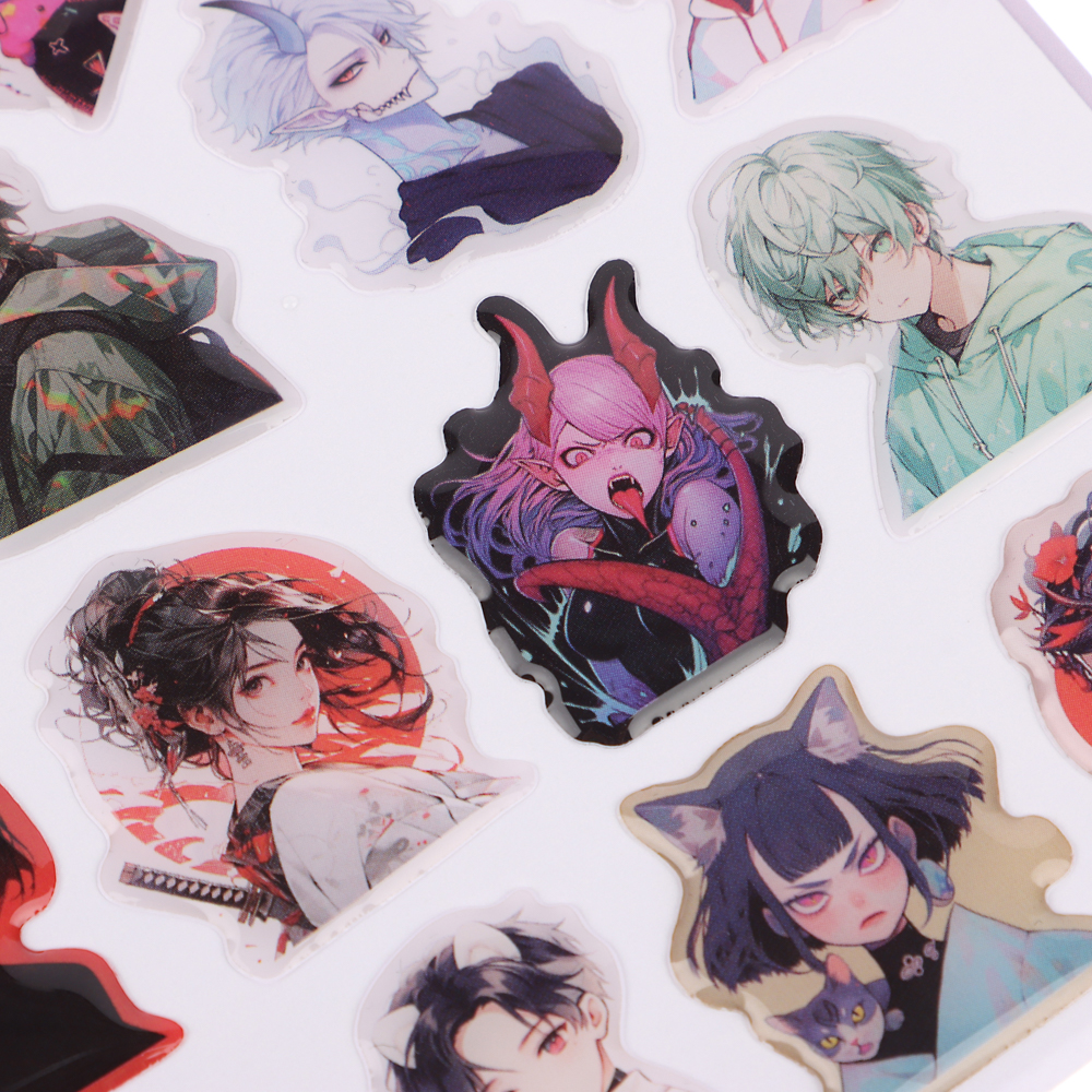 Наклейки эпоксидные, 11x20 см, в ассортименте - #8