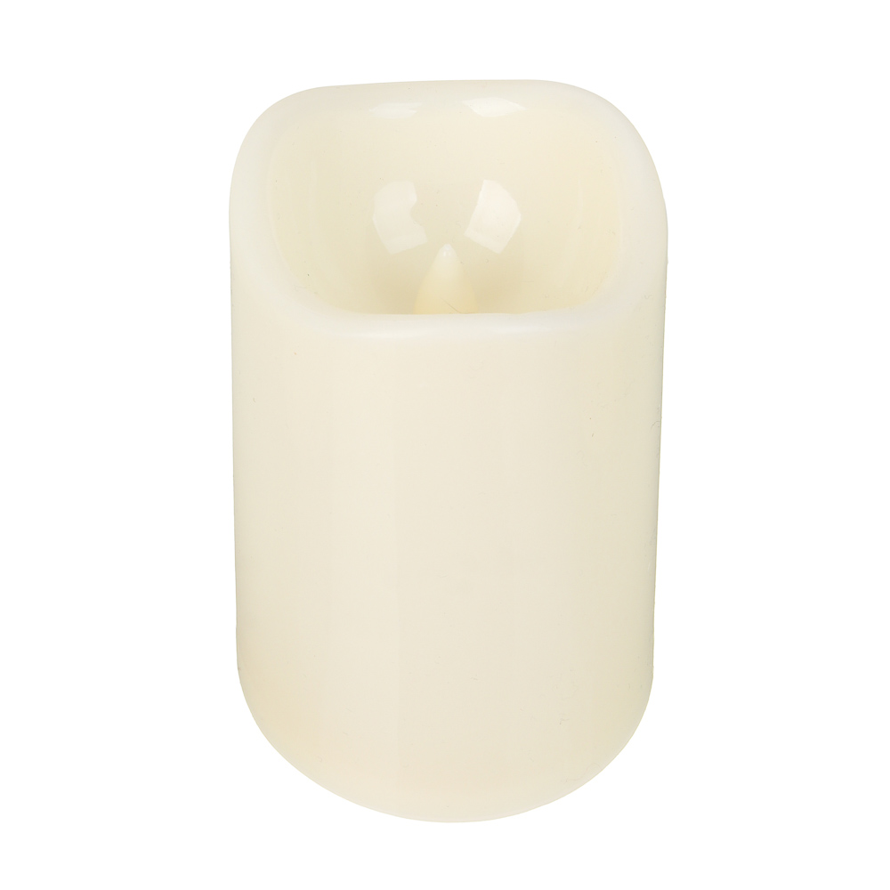 СНОУ БУМ Набор 3шт, светильник декор.LED в виде свечи,7,5х7,5/11,5/15см,PP,3хAАА,13 режимов,пульт ДУ - #3