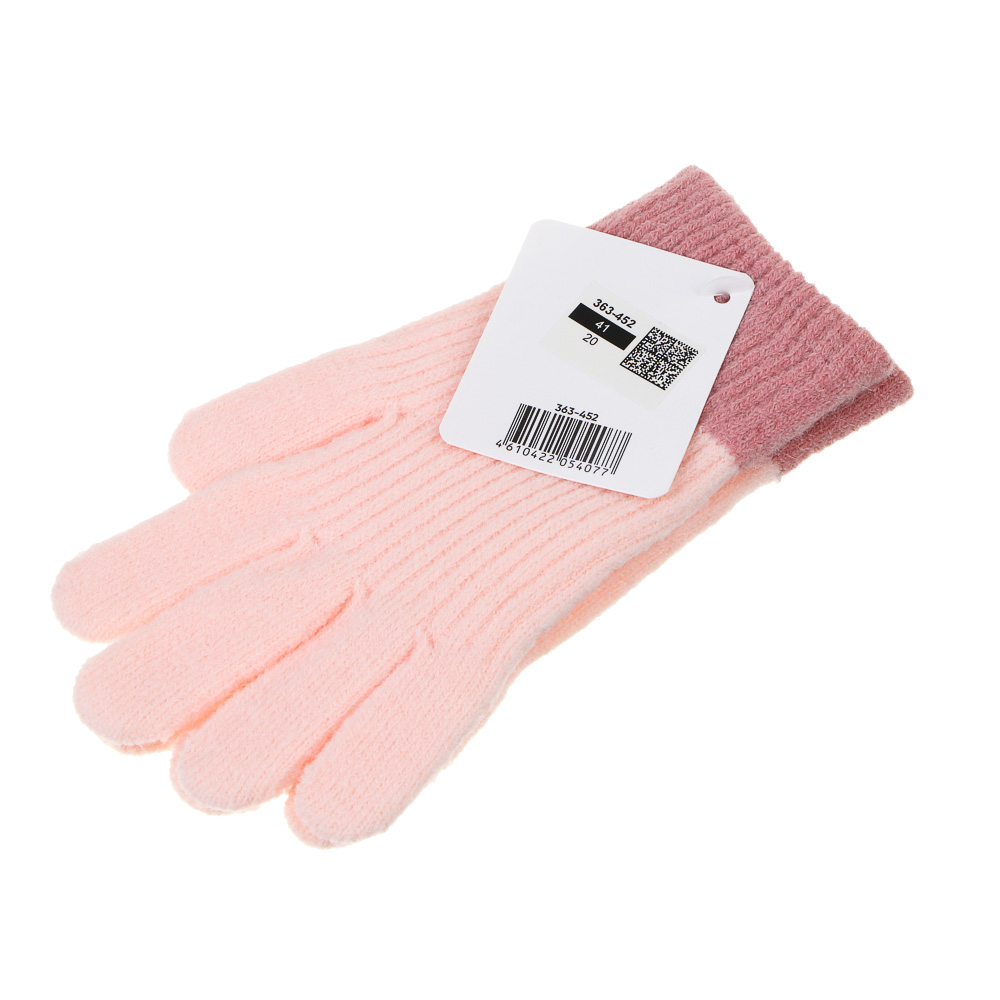 GALANTE Перчатки детские с начесом однослойные, р.14, 100% полиэстер, цвет в ас-те, ОЗ25-36 - #6