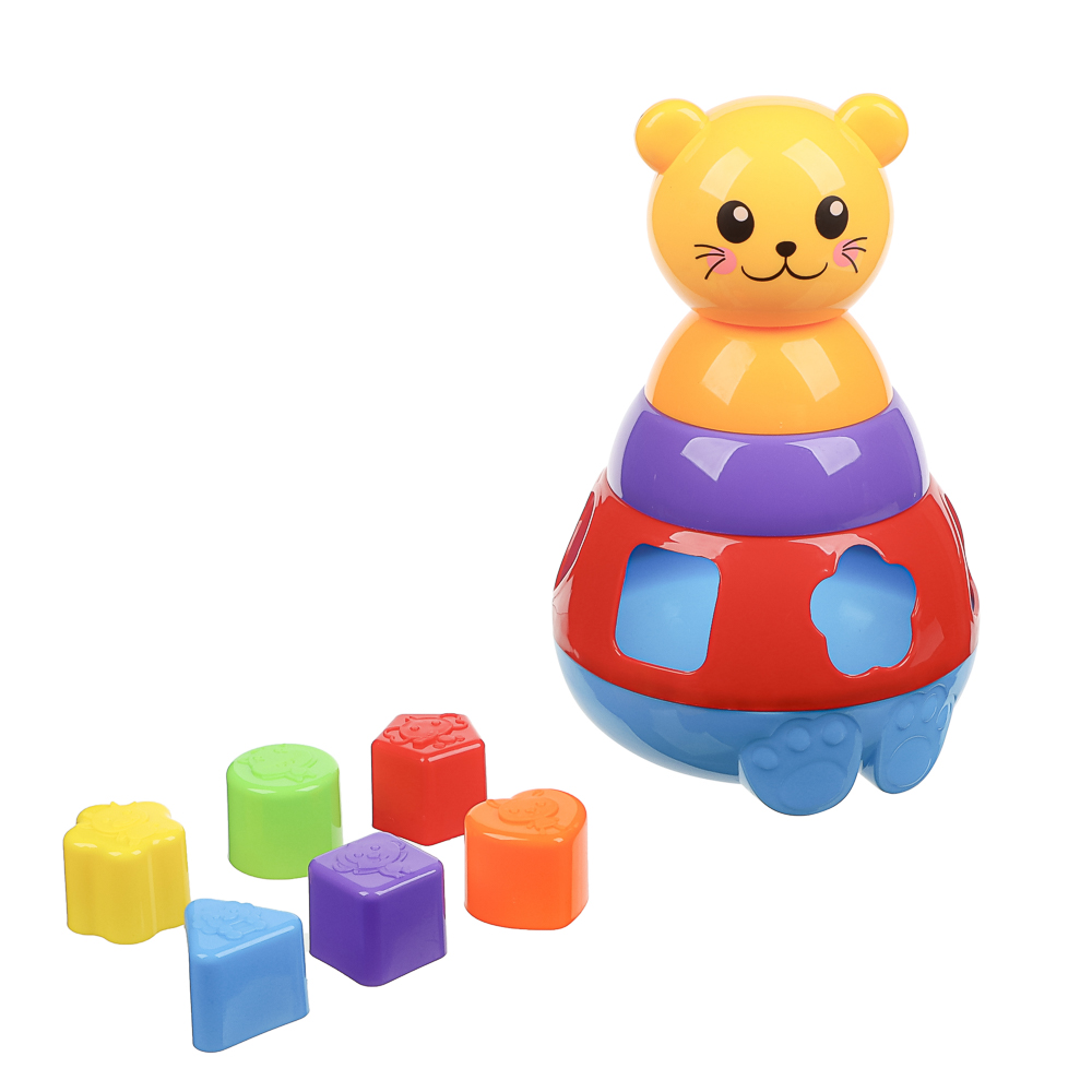 ИГРОЛЕНД Сортер в виде  животного, пластик, 15х10,5х22см - #6