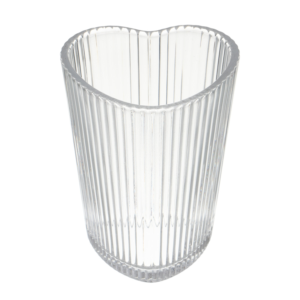 Набор бокалов для напитков тм LADECOR "Сердце" 200 мл, 2 шт, стекло - #3