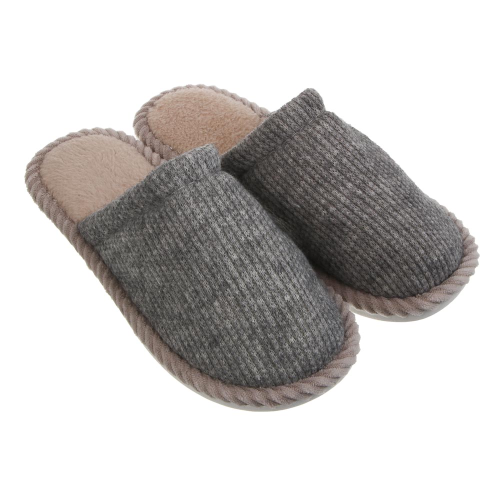 Обувь домашняя, размер 44-45, цвет серый, #3 - #1