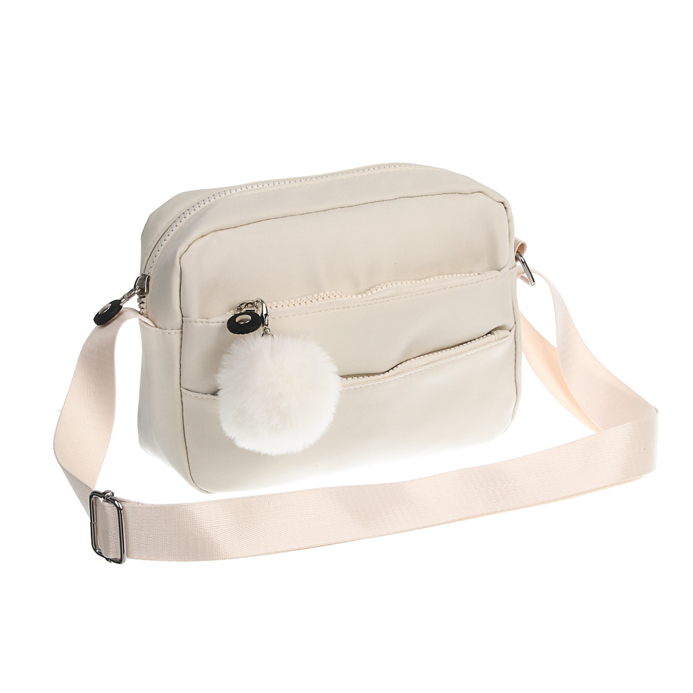 Сумка женская с 4-мя отделениями на длинном ремне тм ЮL Sage, полиэстер, 22,5х15х9,5см, 3 цвета - #7