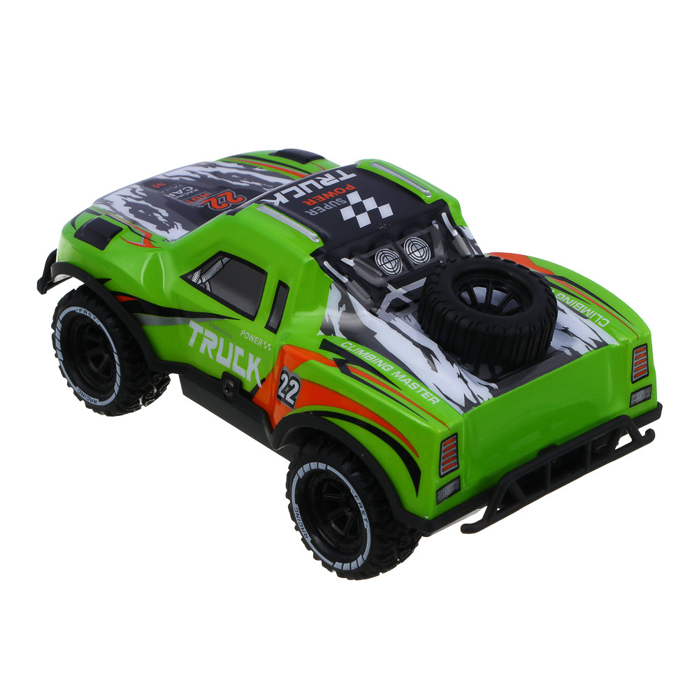 ИГРОЛЕНД Машина на РУ "Воин Дорог", 4-канальн.пульт, свет, 5хАА, PVC, ABS, TRP, 33х17х11см, 2 диз - #6