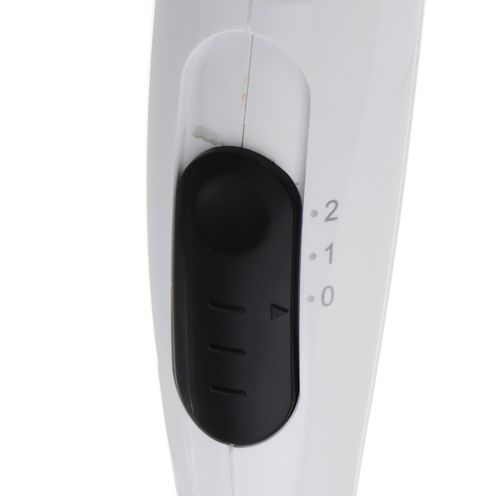 LEBEN Фен для волос, складной, 1200 Вт, 2 скорости, бело-черный, концентратор - #8