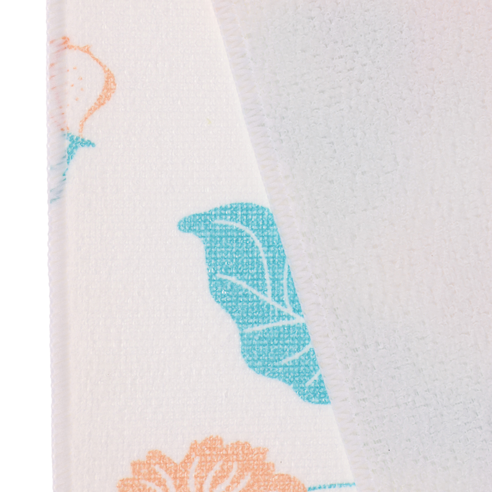 VETTA Салфетка для сушки посуды из микрофибры, "Цветы", 38x50см, 300г/кв.м, 1 дизайн - #4